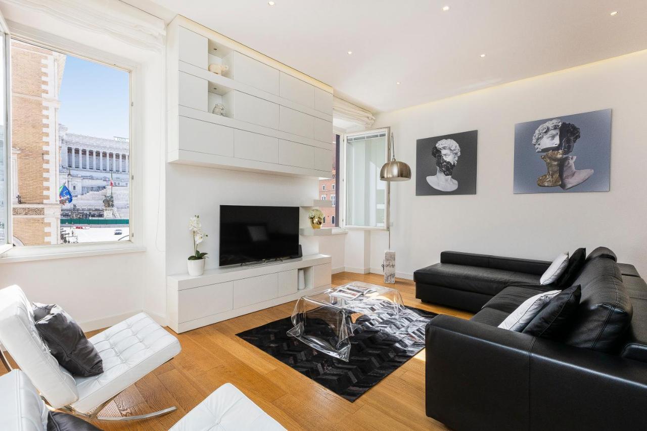 Amazing Vista Piazza Venezia Apartment Rome Bagian luar foto