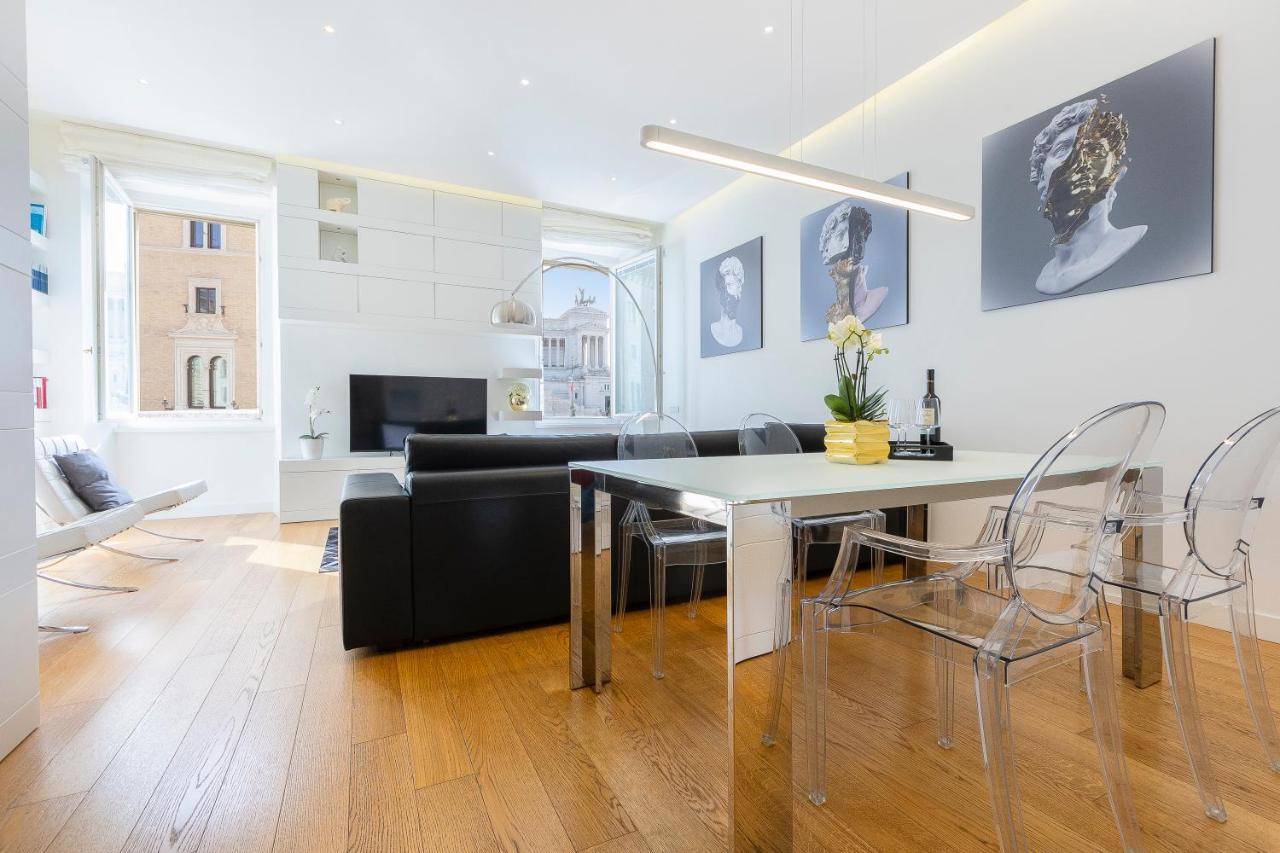 Amazing Vista Piazza Venezia Apartment Rome Bagian luar foto