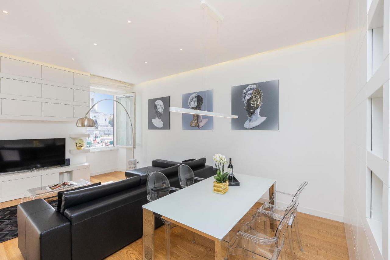 Amazing Vista Piazza Venezia Apartment Rome Bagian luar foto